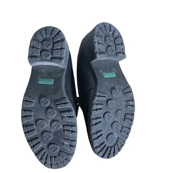 Eastland black leather chunky heel penny loafers Sz 8.5 - Picture 4 of 4